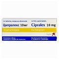 Купить ципралекс, таблетки, покрытые пленочной оболочкой 10мг, 14 шт в Нижнем Новгороде