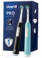 Oral-B (Орал-Би) электрическая зубная щетка pro series 1, тип 3791+дополнительная ручка, с насадкой cross action 2 шт