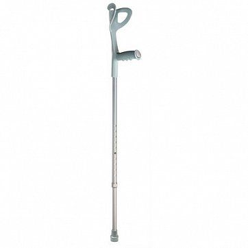 B.Well (Би Велл) Костыль-канадка WR-322 с гибкой литой манжетой на предплечье, серый (до 100кг)