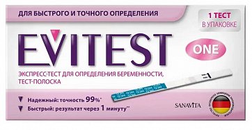 Тест для определения беременности Evitest One (Эвитест Уан), 1 шт