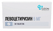 Купить левоцетиризин, таблетки, покрытые пленочной оболочкой 5мг, 30 шт от аллергии в Нижнем Новгороде