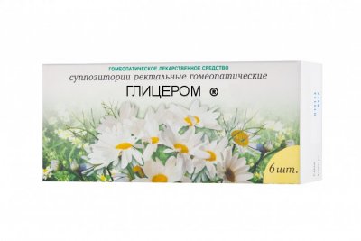 Купить глицером, суппозитории ректальные гомеопатические, 6 шт в Нижнем Новгороде