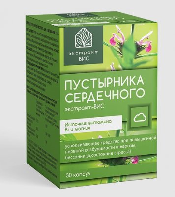 Купить пустырника сердечного экстракт-вис, капсулы 40шт бад в Нижнем Новгороде