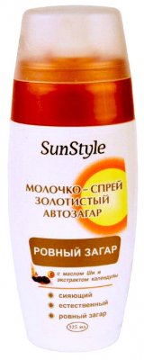 Купить санстайл (sunstyle) автозагар молочко-спрей золотистый, 125мл в Нижнем Новгороде