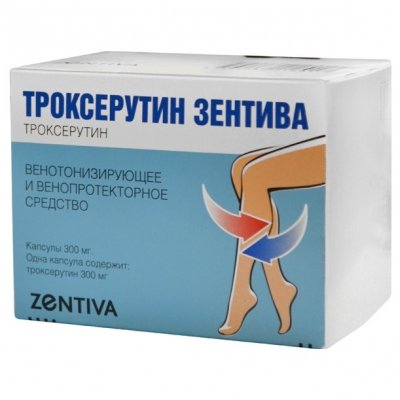Купить троксерутин зентива, капс 300 мг №30 (зентива а.с., чешская республика) в Нижнем Новгороде