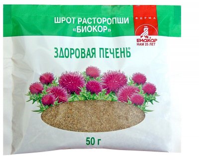 Купить расторопша шрот, порошок 50г бад в Нижнем Новгороде