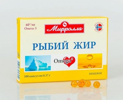 Купить рыбий жир, капсулы, 100 шт бад в Нижнем Новгороде