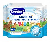 Купить смарт комфорт (smart comfort kids) бумага туалетная влажная для детей с экстрактом ромашки, 42 шт в Нижнем Новгороде