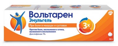 Купить вольтарен эмульгель, гель для наружного применения 1%, 50г в Нижнем Новгороде