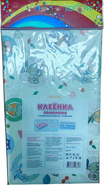 Клеенка подкладная пвх 1,0х1,4м рисунок, без отделки