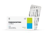 Купить пароксетин солофарм, таблетки покрытые пленочной оболочкой 20 мг, 30 шт в Нижнем Новгороде