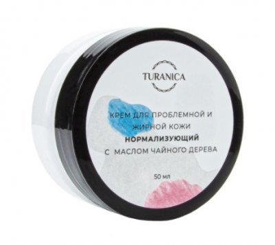 Купить turanica (тураника) крем для проблемной жирной кожи нормализующий с маслом чайного дерева, 50мл в Нижнем Новгороде
