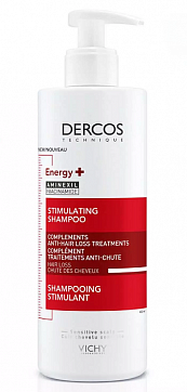 Vichy Dercos (Виши Деркос) шампунь тонизирующий с Аминексилом 400мл