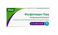Купить фосфомицин-тева, гранулы для приготовления раствора для приема внутрь 3г пакет 8г 1шт в Нижнем Новгороде