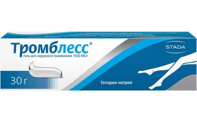 Купить тромблесс, гель для наружного применения 1000ме/г, 30г в Нижнем Новгороде