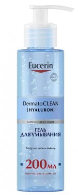 Купить eucerin dermatoclean (эуцерин) гель для умывания освежающий и очищающий 200 мл в Нижнем Новгороде