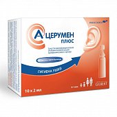 Купить а-церумен плюс, средство для промывания ушного прохода, флакон-капельница 2мл, 10шт в Нижнем Новгороде