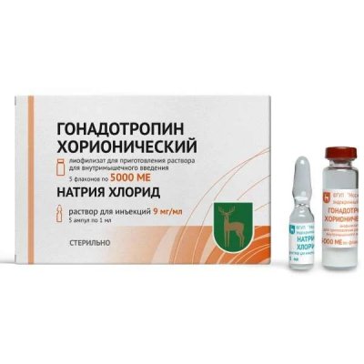 Купить гонадотропин хорионический, лиофилизат для приготов раствора для внутримыш введения 5000ед, флаконы 5шт в Нижнем Новгороде