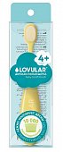 Купить lovular (ловулар) зубная щетка детская с 4-х месяцев, желтая в Нижнем Новгороде