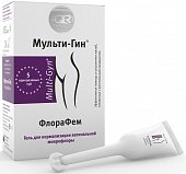 Купить мульти-гин флорафем, гель для нормализации вагинальной микрофлоры 5мл, 5 шт в Нижнем Новгороде