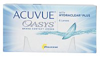 Контактные линзы Acuvue (Акувью) Oasys with Hydraclear Plus, 6 шт, -6,50 (8,4)