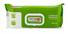 Салфетки влажные очищающие First Aid (Ферстэйд) 60 шт