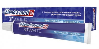Купить blend-a-med (бленд-а-мед) зубная паста 3d вайт арктическая свежесть 125мл в Нижнем Новгороде