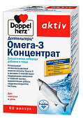 Купить doppelherz (доппельгерц) актив омега-3 концентрат, капсулы 1321,91мг, 60 шт бад в Нижнем Новгороде
