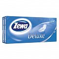 Платочки Бумажные Носовые Zewa (Зева) Deluxe 3 слоя, 10 х10шт