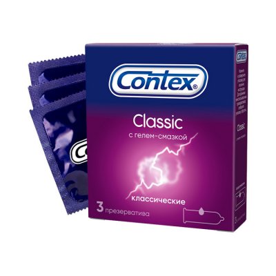 Купить contex (контекс) презервативы classic 3шт в Нижнем Новгороде
