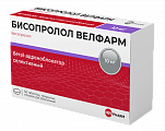 Купить бисопролол-велфарм, таблетки, покрытые пленочной оболочкой 10мг, 50 шт в Нижнем Новгороде