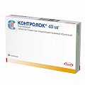 Купить контролок, таблетки кишечнорастворимые, покрытые пленочной оболочкой 40мг, 28 шт в Нижнем Новгороде