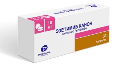 Купить эзетимиб канон, таблетки 10мг, 30 шт в Нижнем Новгороде
