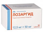Купить лозаргид, таблетки, покрытые пленочной оболочкой 12,5мг+50мг, 90 шт в Нижнем Новгороде