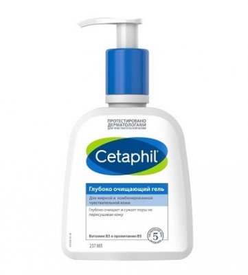 Купить cetaphil (сетафил) гель глубоко очищающий, 237мл в Нижнем Новгороде