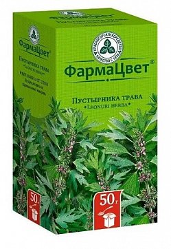 Пустырника трава, пачка 50г