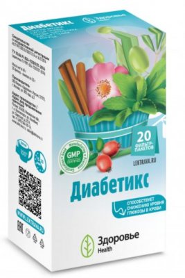 Купить диабетикс, фильтр-пакеты 2г, 20 шт бад в Нижнем Новгороде