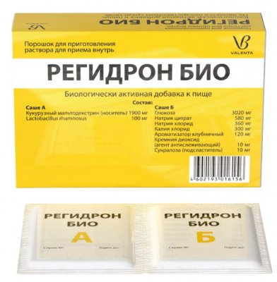 Купить регидрон био, порошок для приготовления раствора для приема внутрь со вкусом клубники, саше 6,4г, 5 шт бад в Нижнем Новгороде