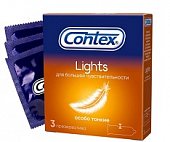 Купить контекс презервативы lights особо тонкие №3 в Нижнем Новгороде