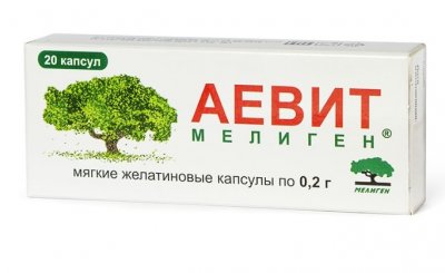 Купить аевит мелиген, капсулы 200мг, 20 шт бад в Нижнем Новгороде