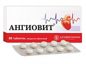 Купить ангиовит, таблетки покрытые оболочкой, 60 шт в Нижнем Новгороде