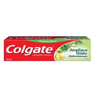 Купить колгейт (colgate) зубная паста лечебные травы отбеливающая, 100 мл в Нижнем Новгороде