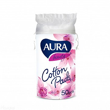 Aura (Аура) ватные диски 50шт
