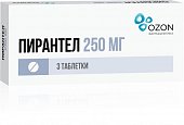 Купить пирантел, таблетки 250мг, 3 шт в Нижнем Новгороде