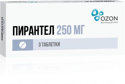 Купить пирантел, таблетки 250мг, 3 шт в Нижнем Новгороде
