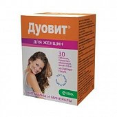 Купить дуовит для женщин, таблетки, 30 шт бад в Нижнем Новгороде