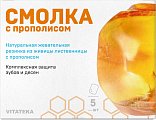 Купить витатека (vitateka) смолка жевательная лиственничная с прополисом, 5 шт  в Нижнем Новгороде