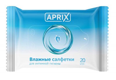 Купить априкс (aprix) салфетки влажные для интимной гигиены 20шт в Нижнем Новгороде