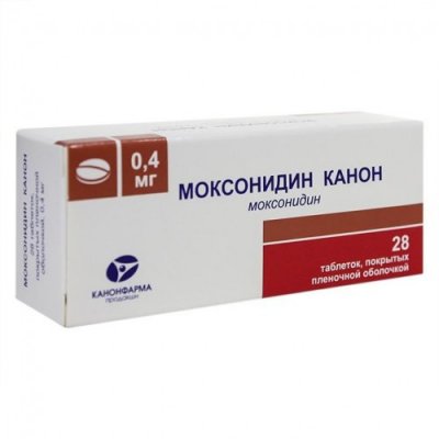 Купить моксонидин-канон, таблетки, покрытые пленочной оболочкой 0,4мг, 28 шт в Нижнем Новгороде