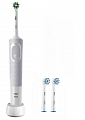 Купить oral-b (орал-би) электрическая зубная щетка oral-b vitality pro white тип 3708 + насадки eb60 sensitiveclean 2шт в Нижнем Новгороде